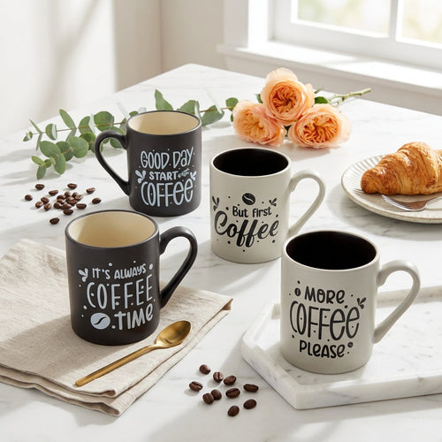 Cafe Quote Ceramic Coffee Mug