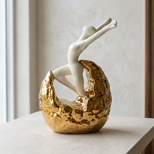 Modernist Abstract Figural Ceramic Statue