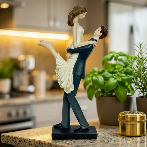 Elegant Wedding & Anniversary Couple Sculpture