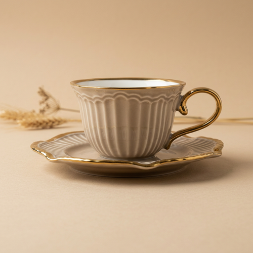 Vintage Cup & Saucer Set of 12