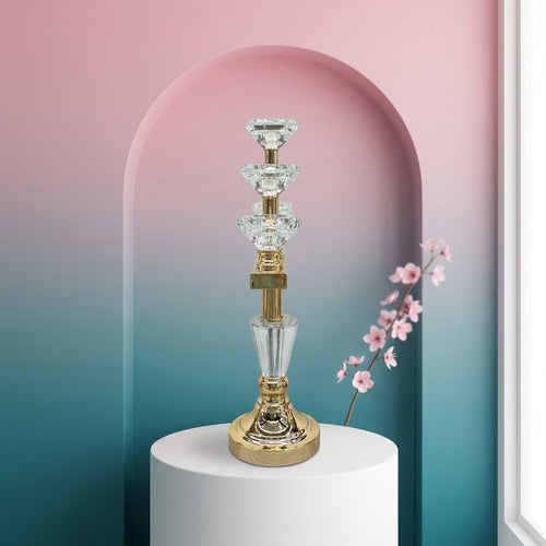 Modern Architectural 5 Cup Lotus Candle Holder