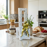 Modern Abstract Romantic Couple Sculpture