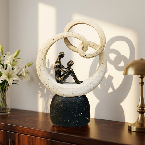Modern Abstract Reader Statue