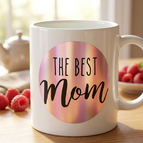 Dual-Tone Ceramic Mom Gift Mug