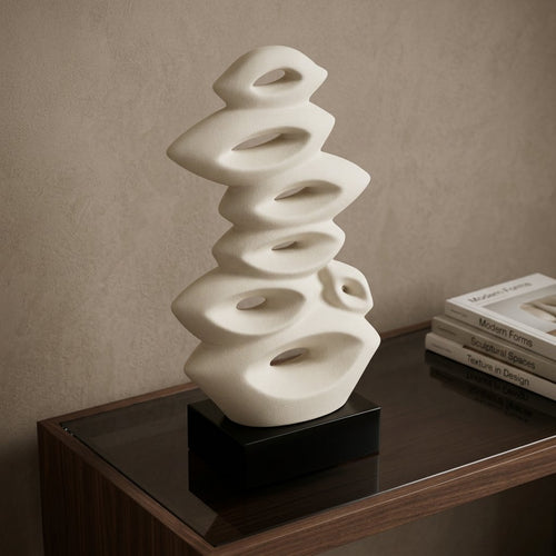 Modernist Stacked Pod Abstract Sculpture