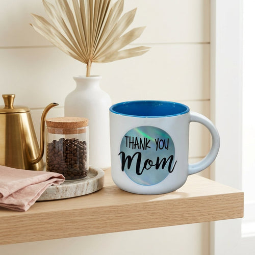 Dual-Tone Ceramic Mom Gift Mug
