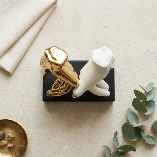 Elegant Holding Hands Figurine