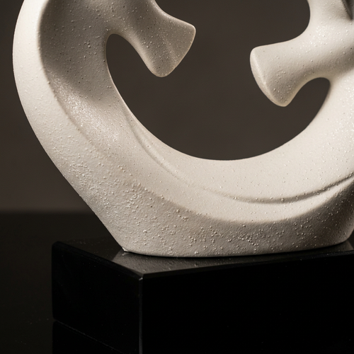 Modernist Soaring Doves Sculpture