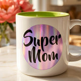 Dual-Tone Ceramic Mom Gift Mug