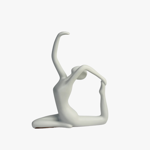 Elegant Kneeling Yoga Statue