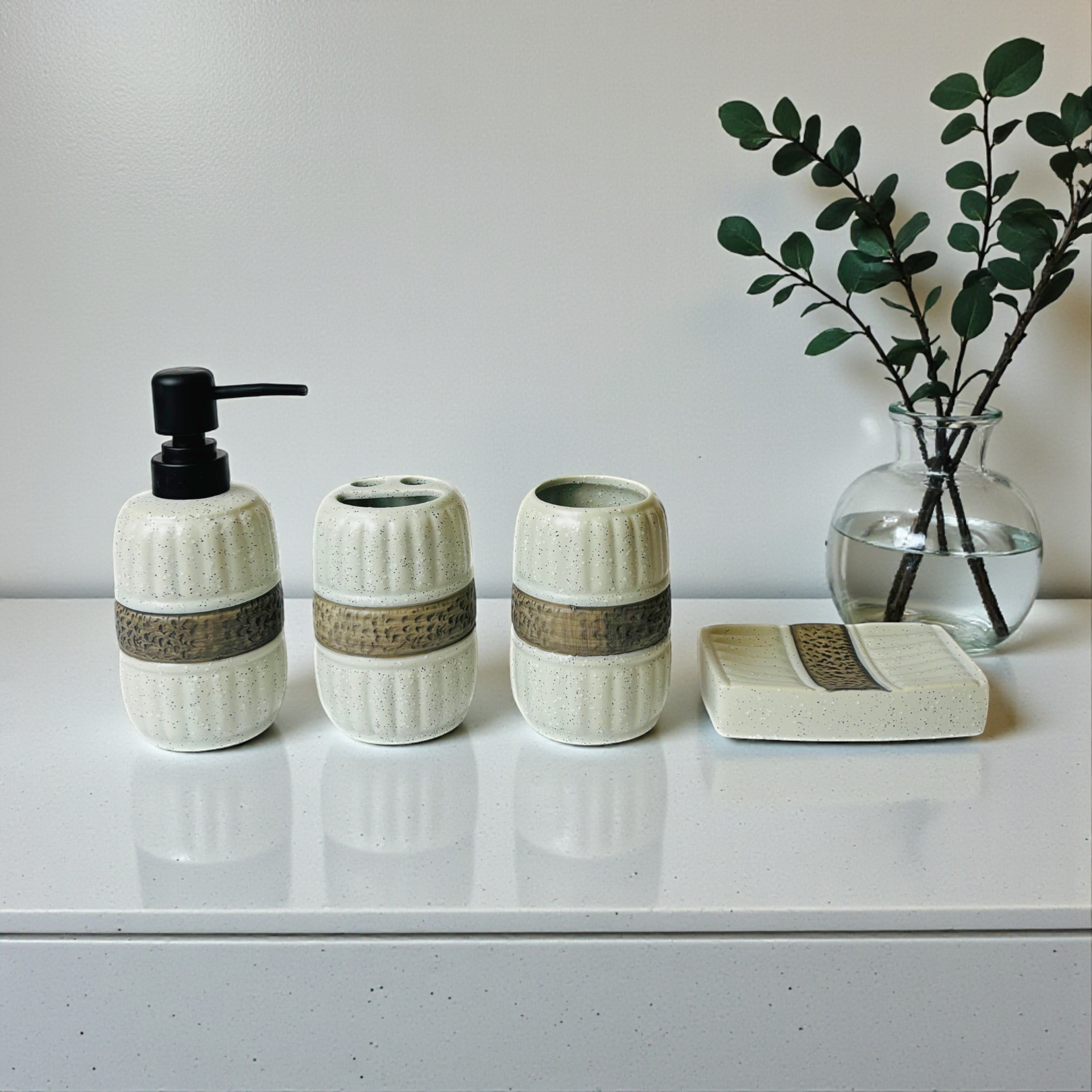 Royal Essence Soap Dispenser Set Of 4