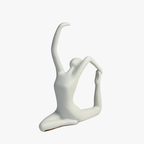 Elegant Kneeling Yoga Statue