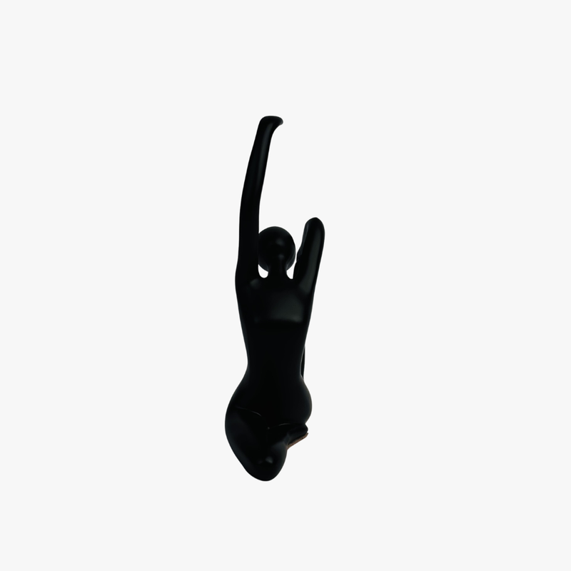 Elegant Kneeling Yoga Statue