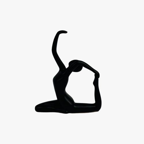 Elegant Kneeling Yoga Statue