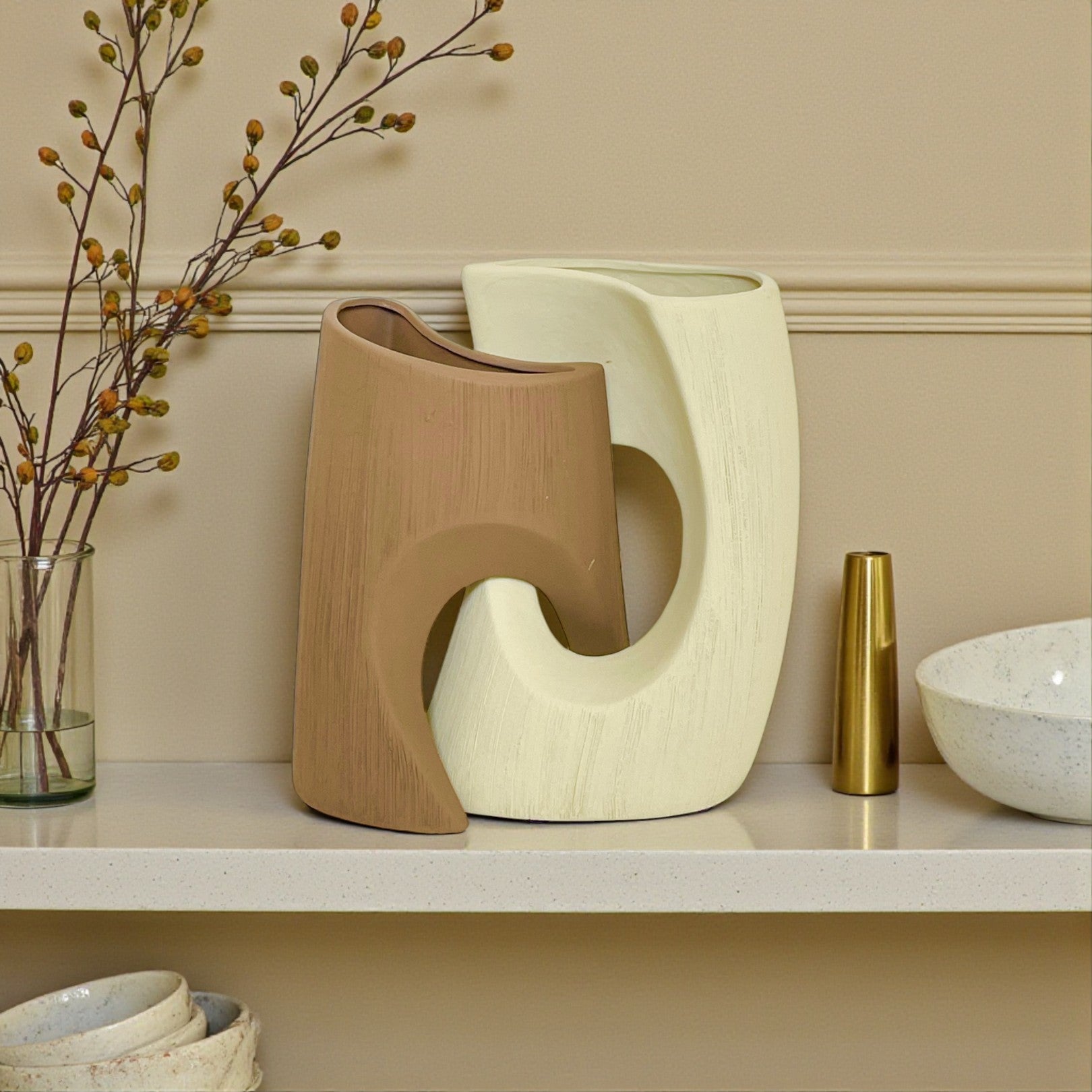 Elegant Vase 2Pcs Set