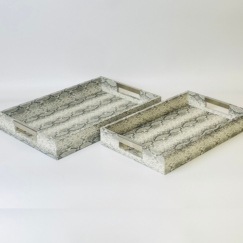 Classic Aura Home Décor 2Pc Tray Set