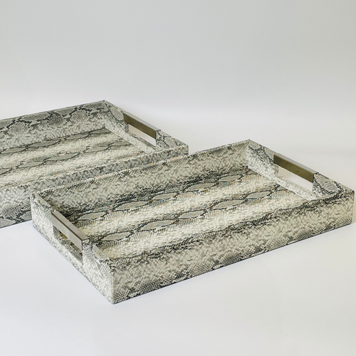 Classic Aura Home Décor 2Pc Tray Set