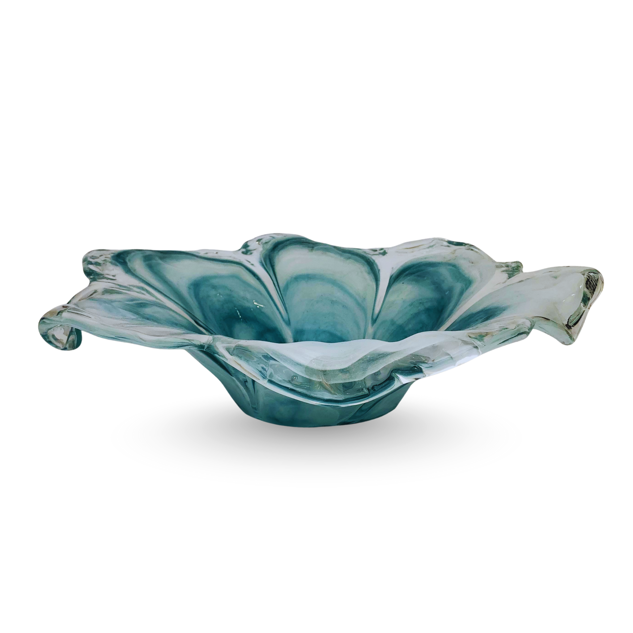 Celeste Mare – Italian Crafted Aqua Glass Bowl