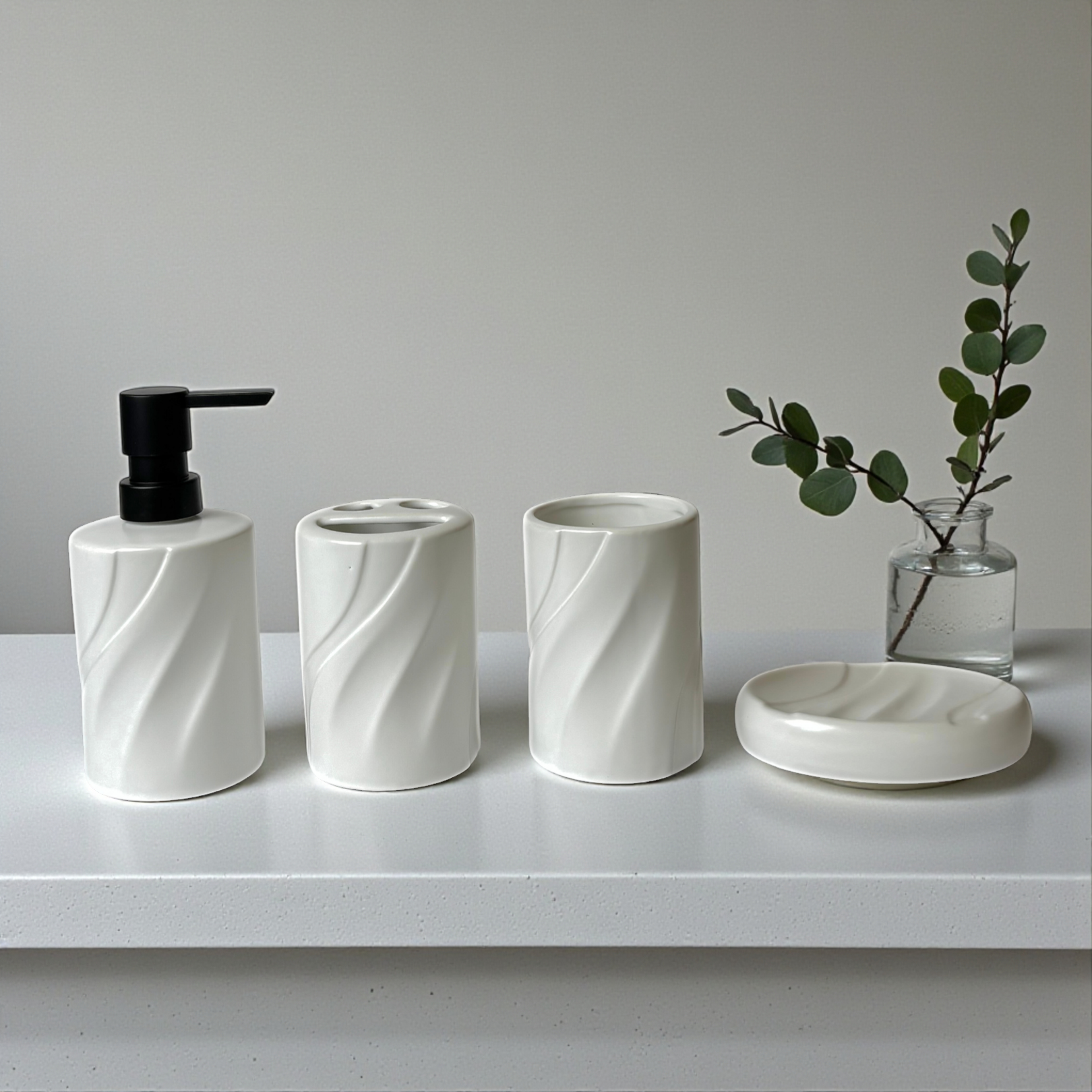 Imperial Luxe Soap Dispenser Set Of 4