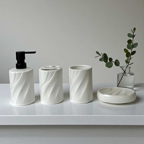 Imperial Luxe Soap Dispenser Set Of 4