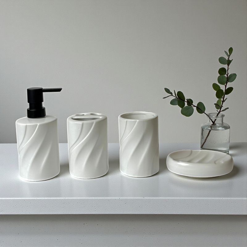 Imperial Luxe Soap Dispenser Set Of 4