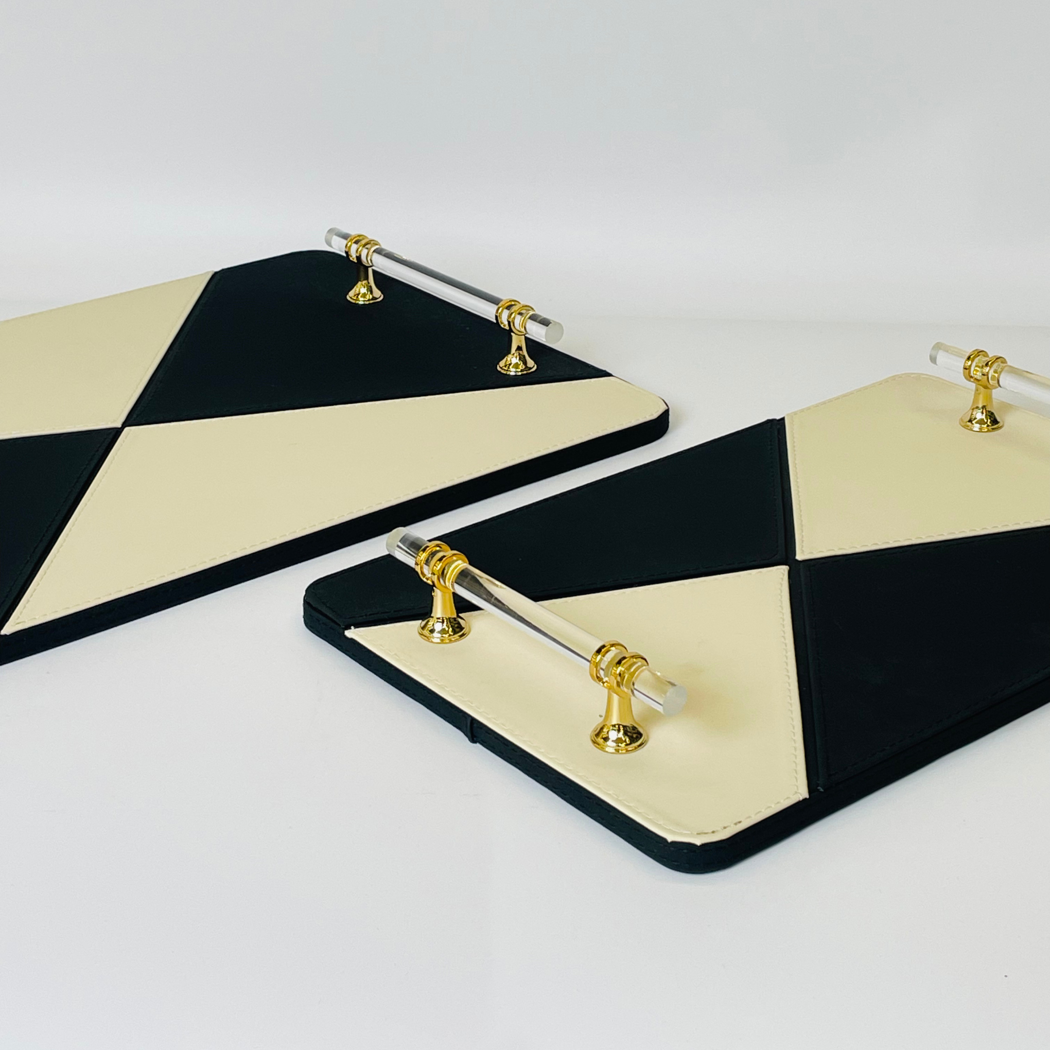Elegant Serving 2Pc Tray Set