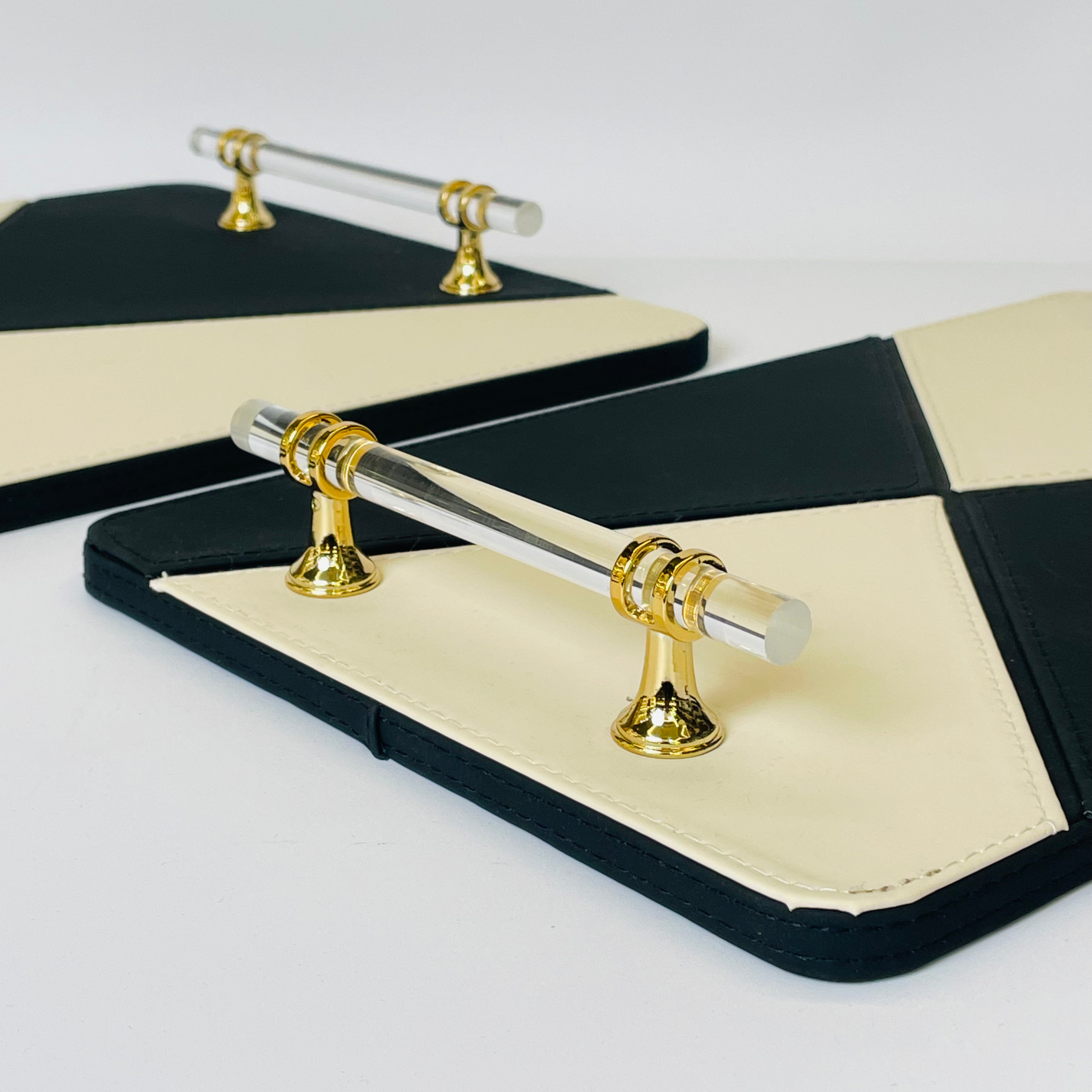 Elegant Serving 2Pc Tray Set