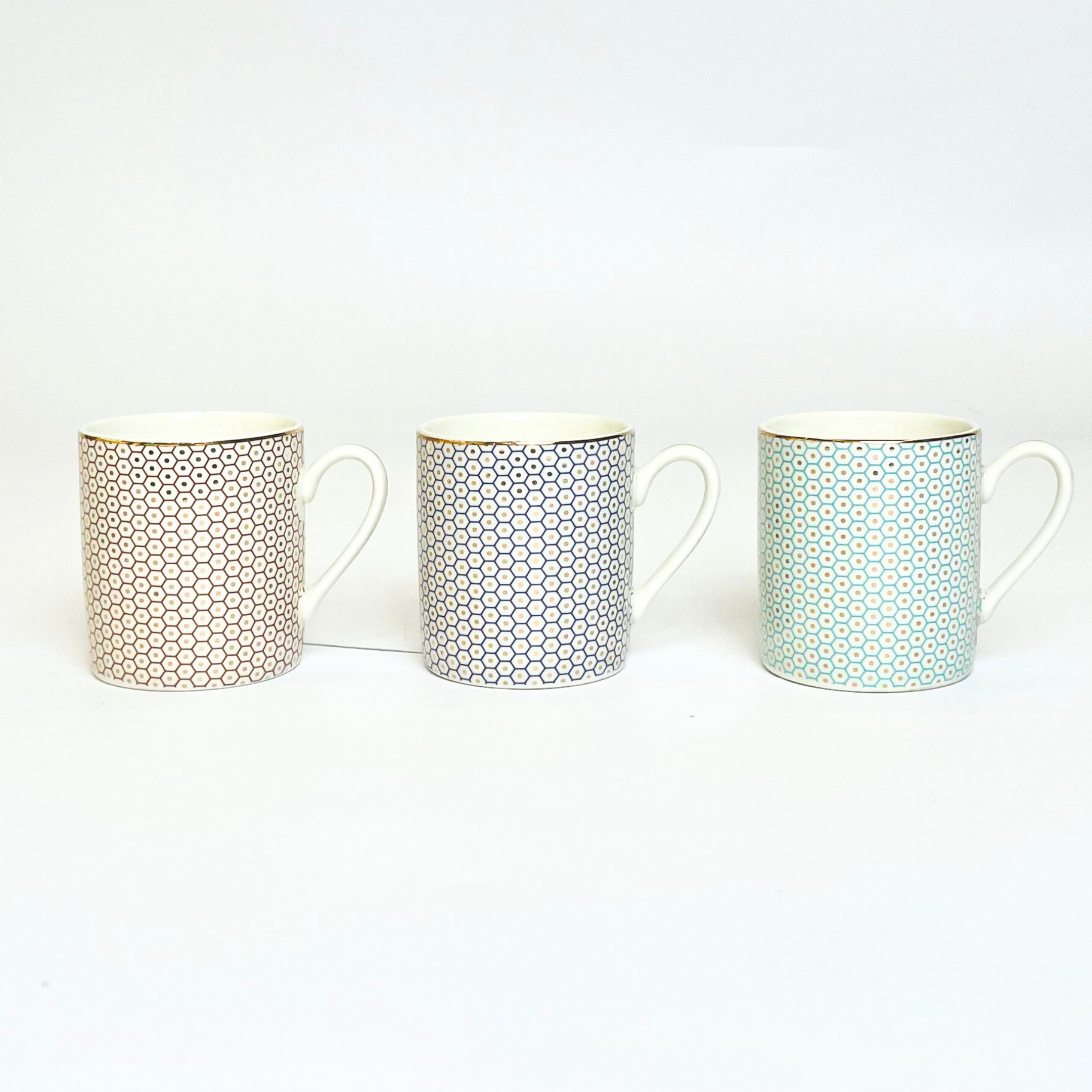 Luxury Ceramic Tea Cup - Set of 6