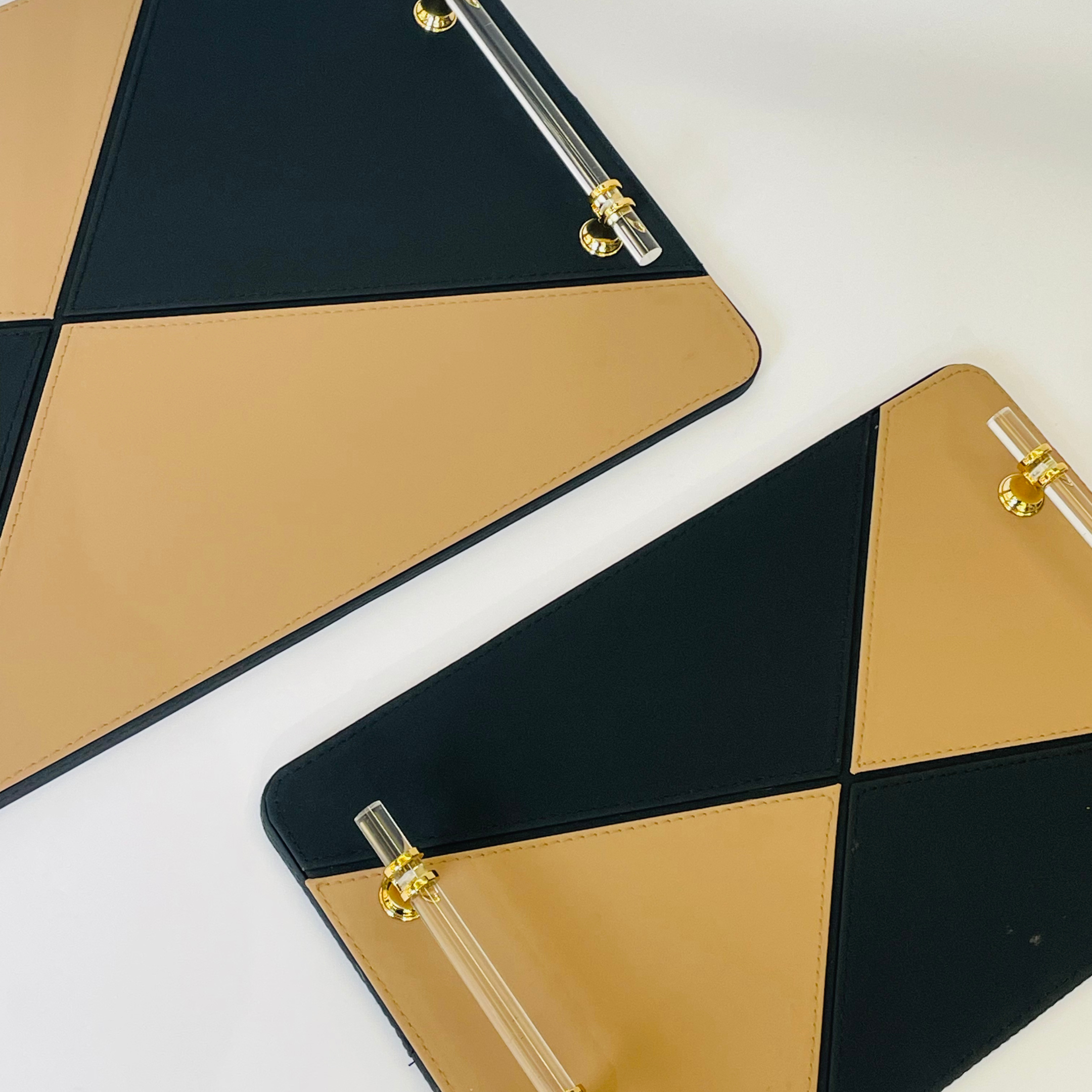 Elegant Serving 2Pc Tray Set