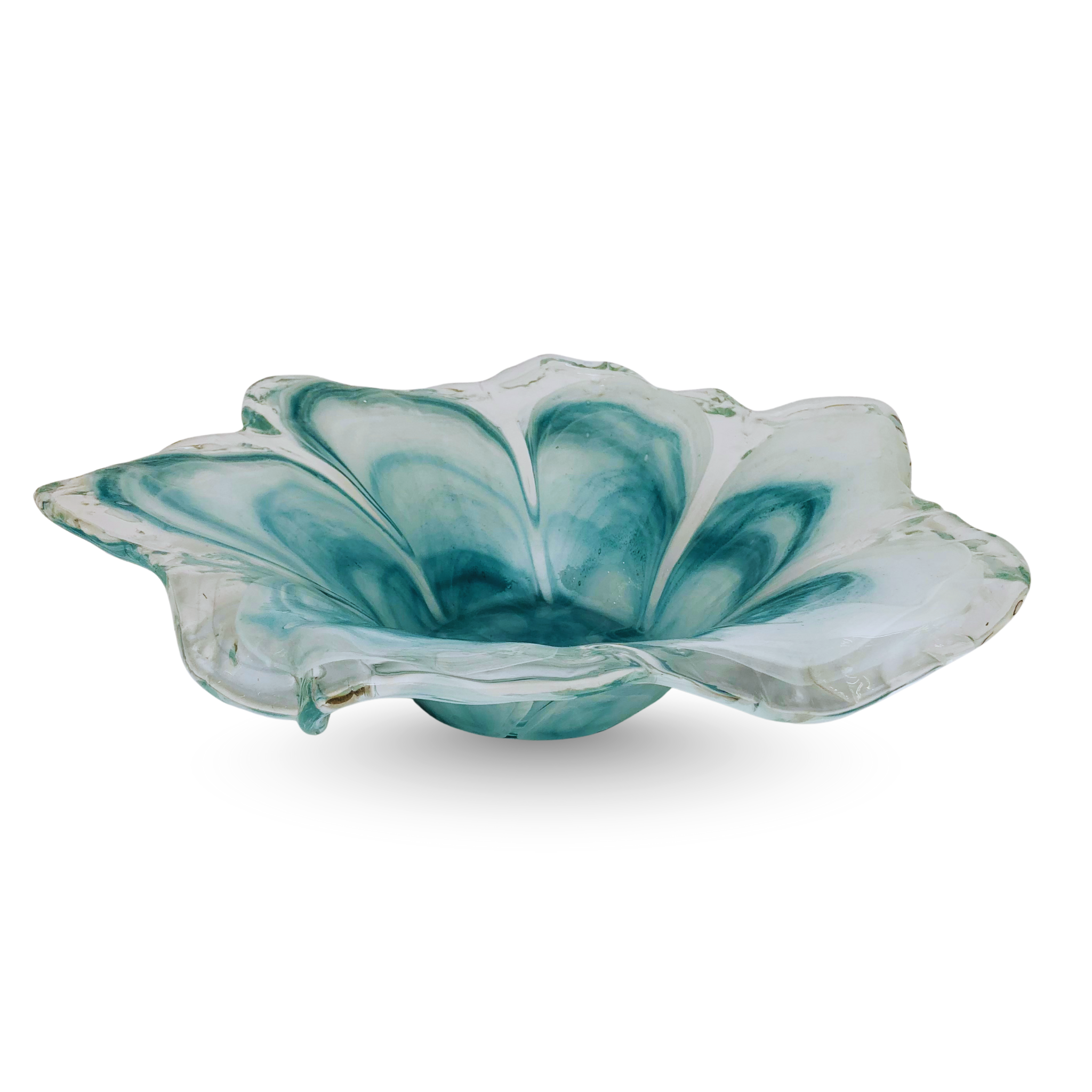 Celeste Mare – Italian Crafted Aqua Glass Bowl