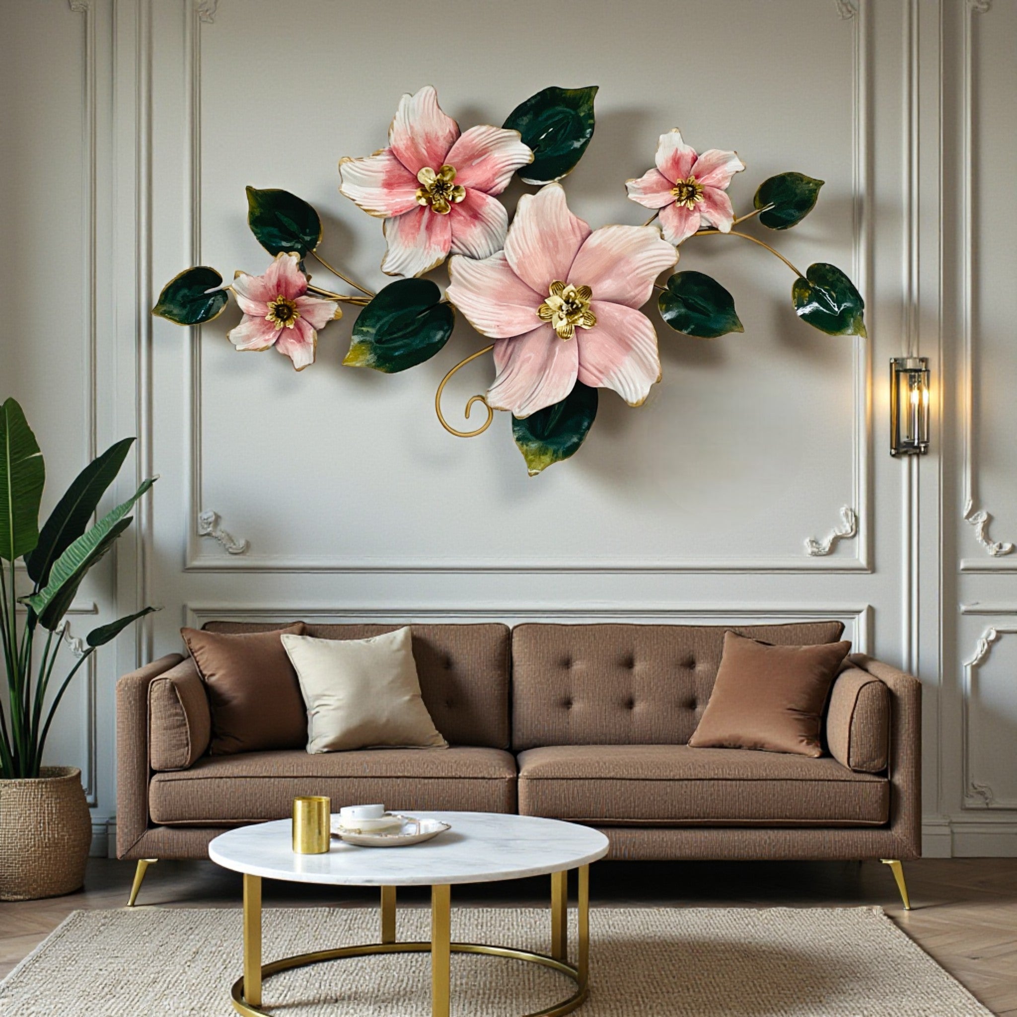 Elegant Flower Mural