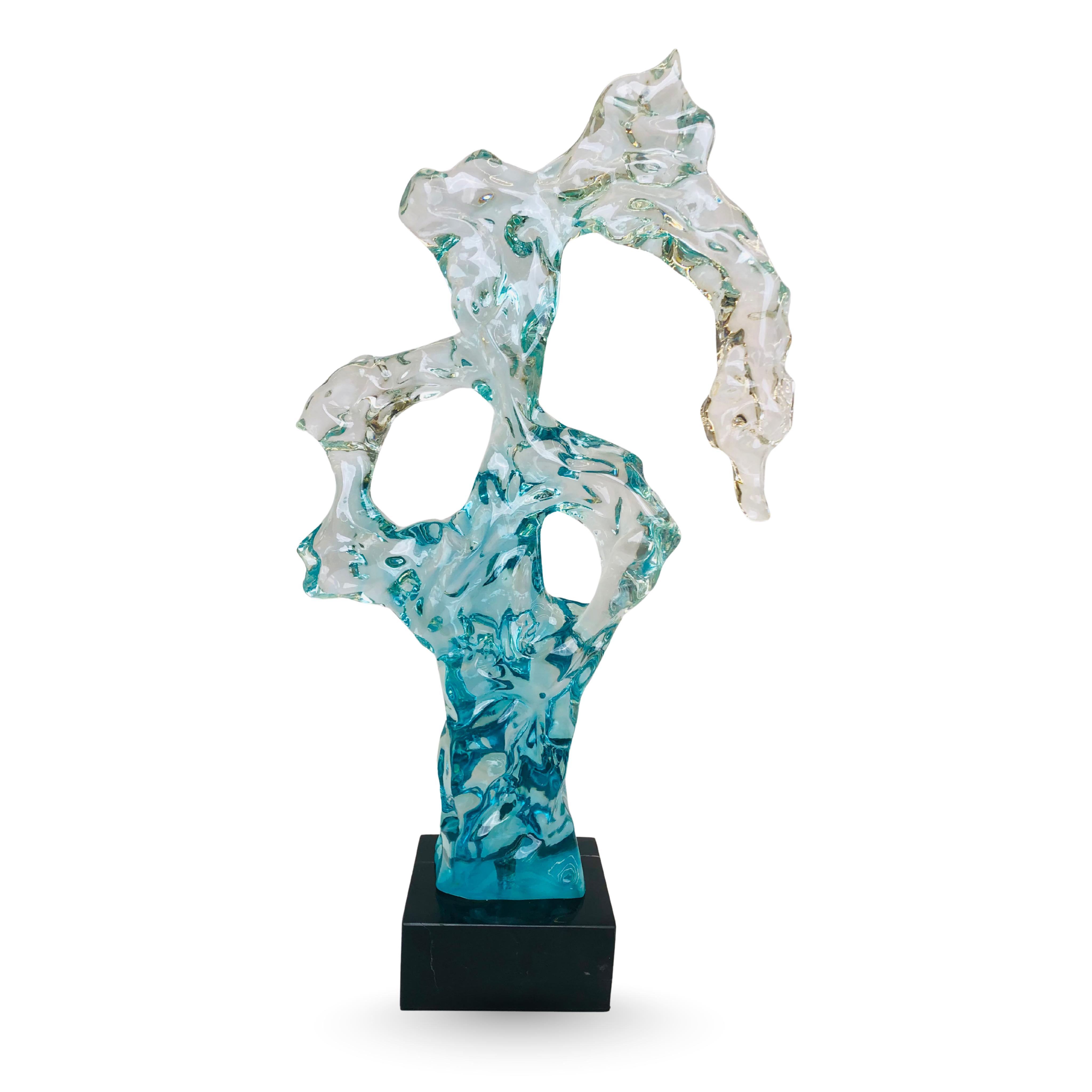 Frozen Wave Abstract Sculpture