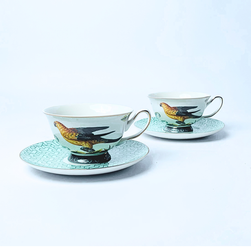 Emerald Garden Fine Tea Set 15 Piece