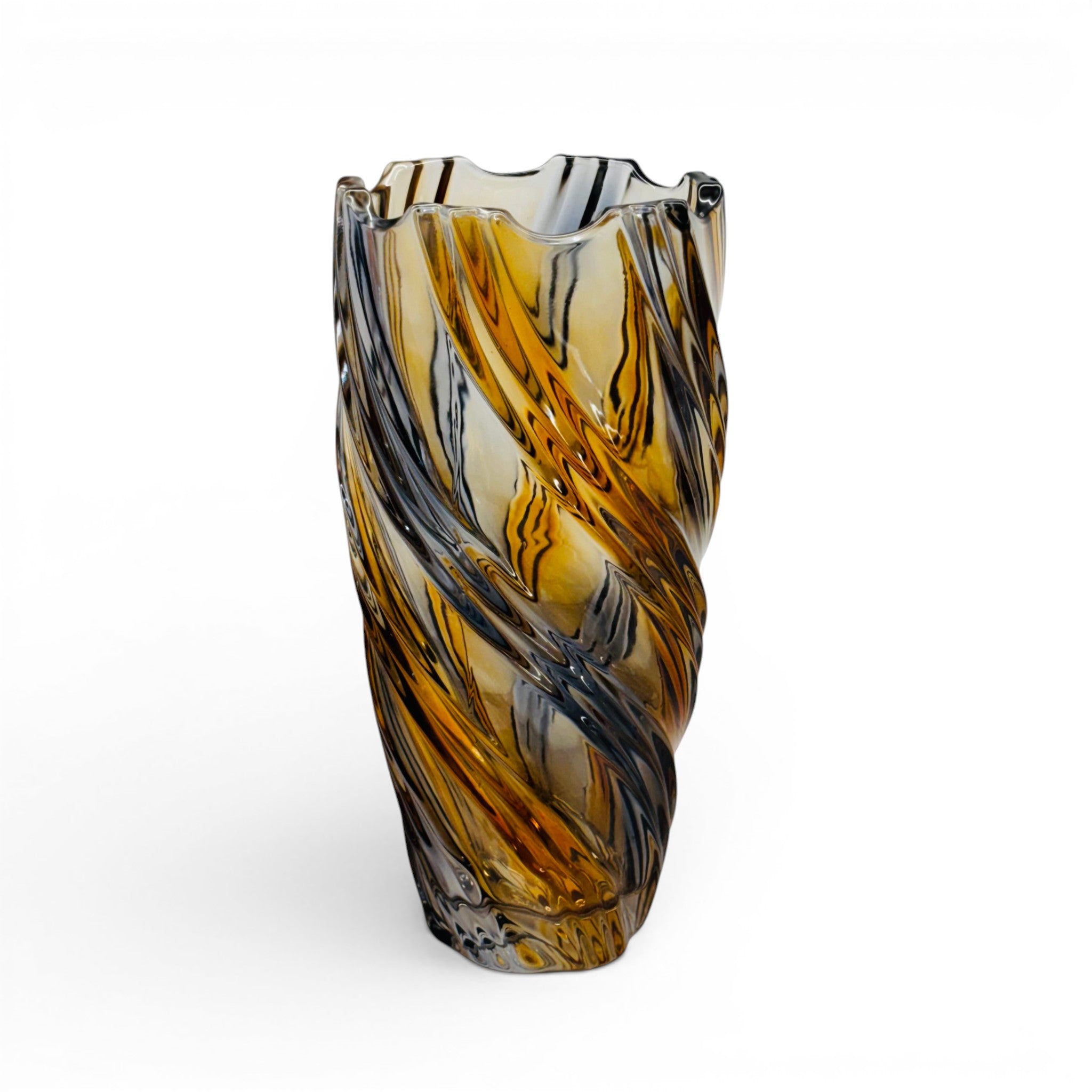 Royal Elegance Glass Vase
