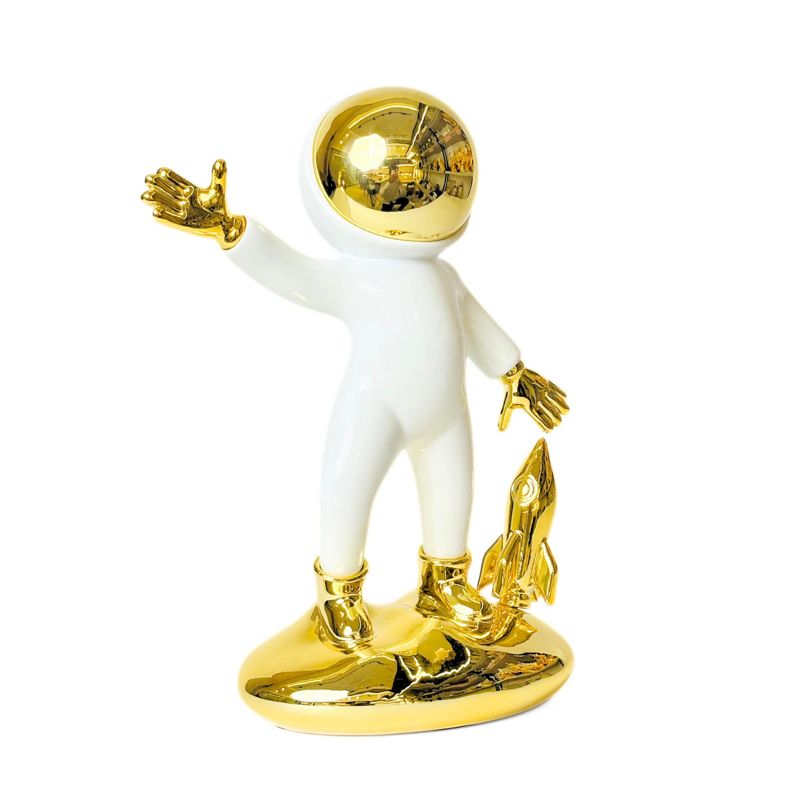 Golden Voyager Astronaut Showpiece