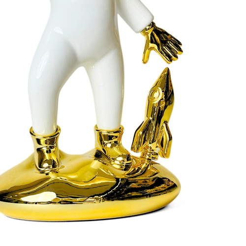 Golden Voyager Astronaut Showpiece