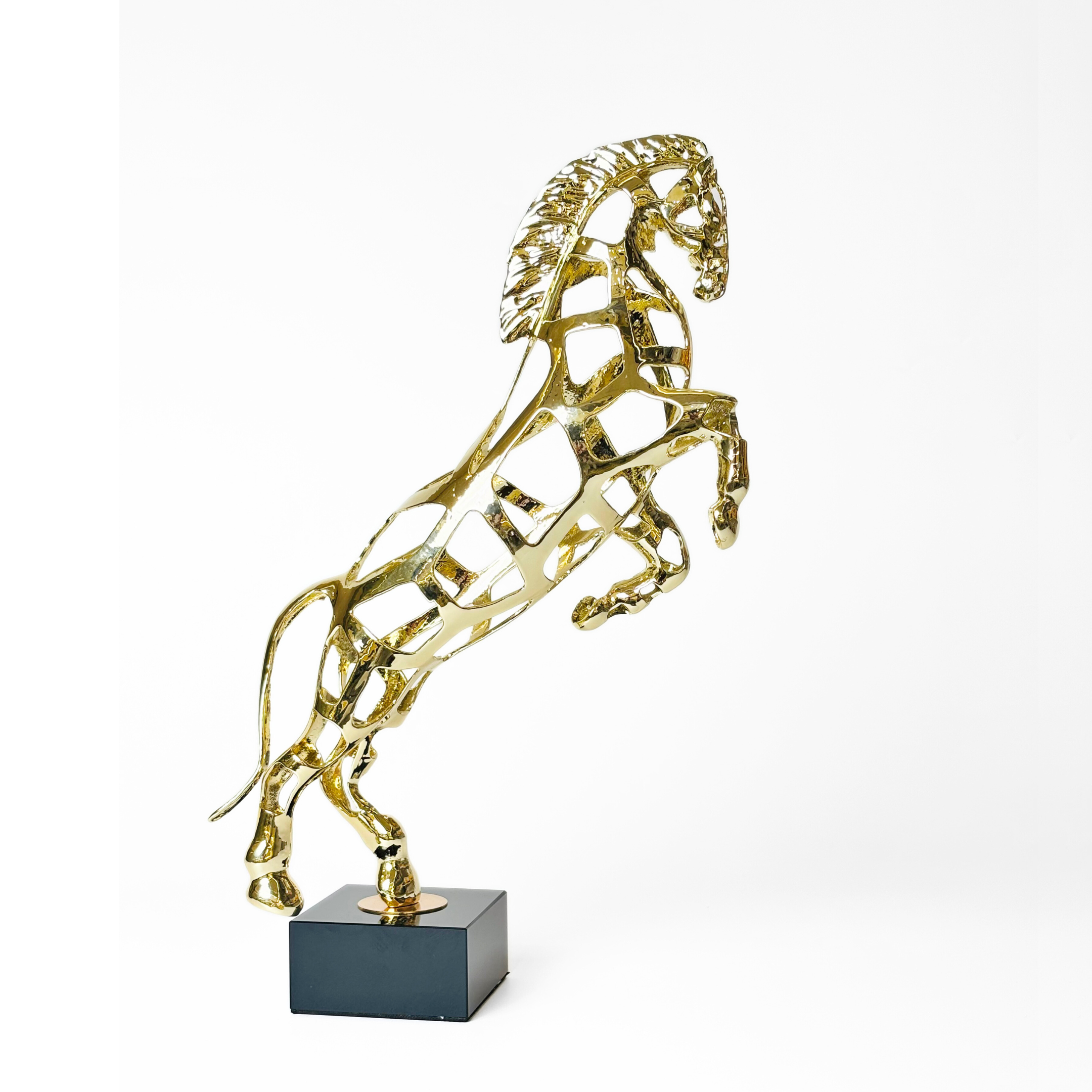 Royal Golden Horse Showpiece