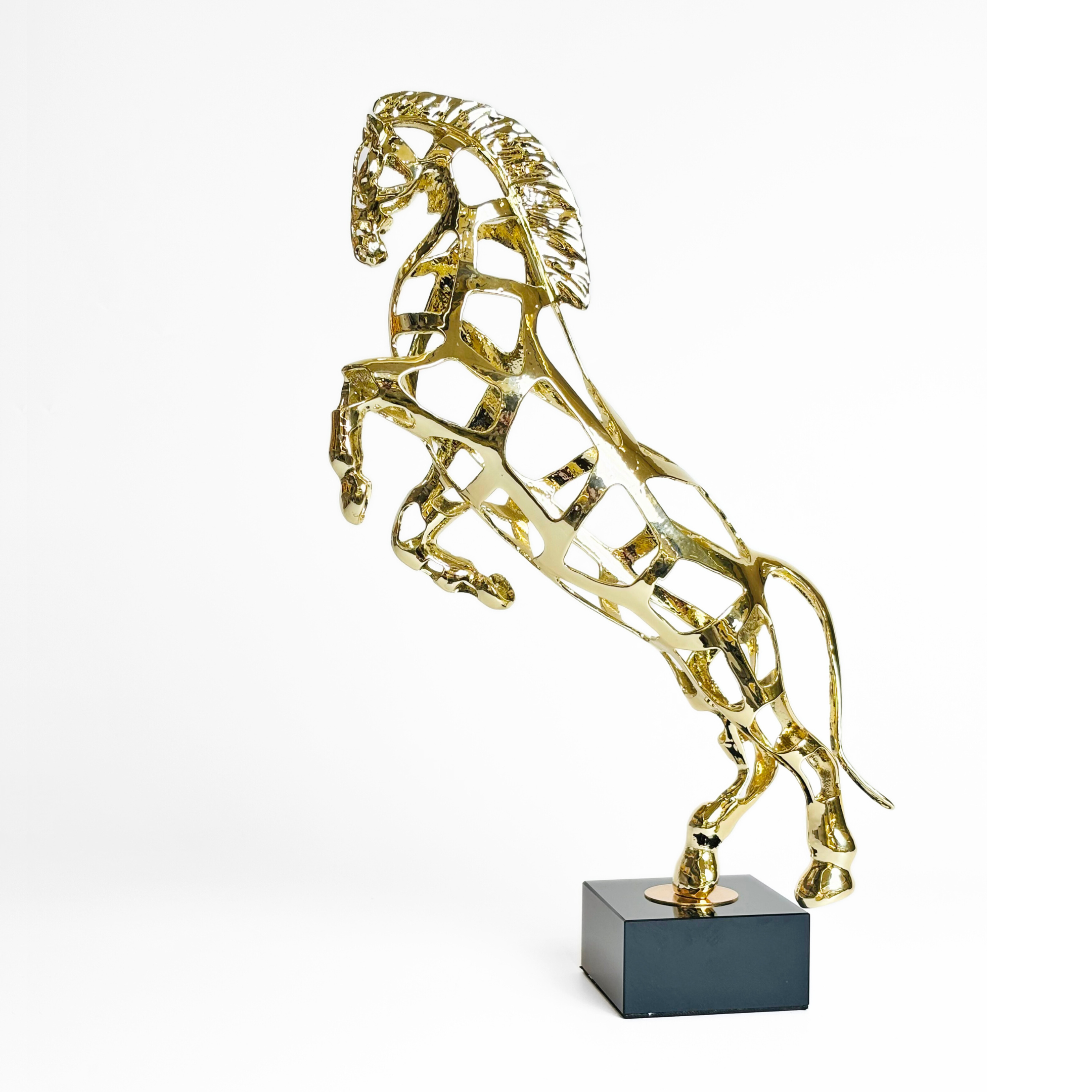 Royal Golden Horse Showpiece