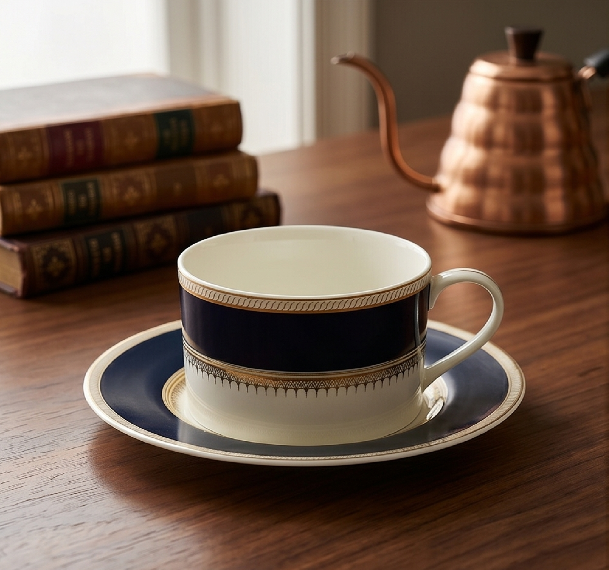 Pearl Imperial Blue 12pc Tea Set