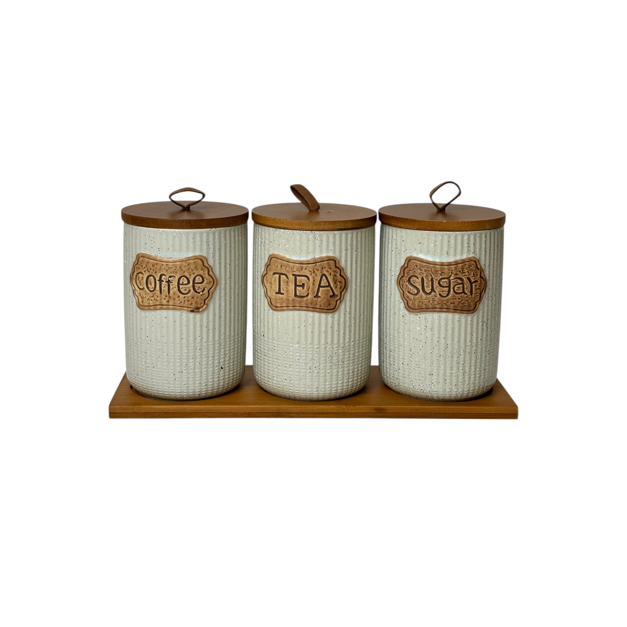Minimalist Kitchen Canister 3Pc Set