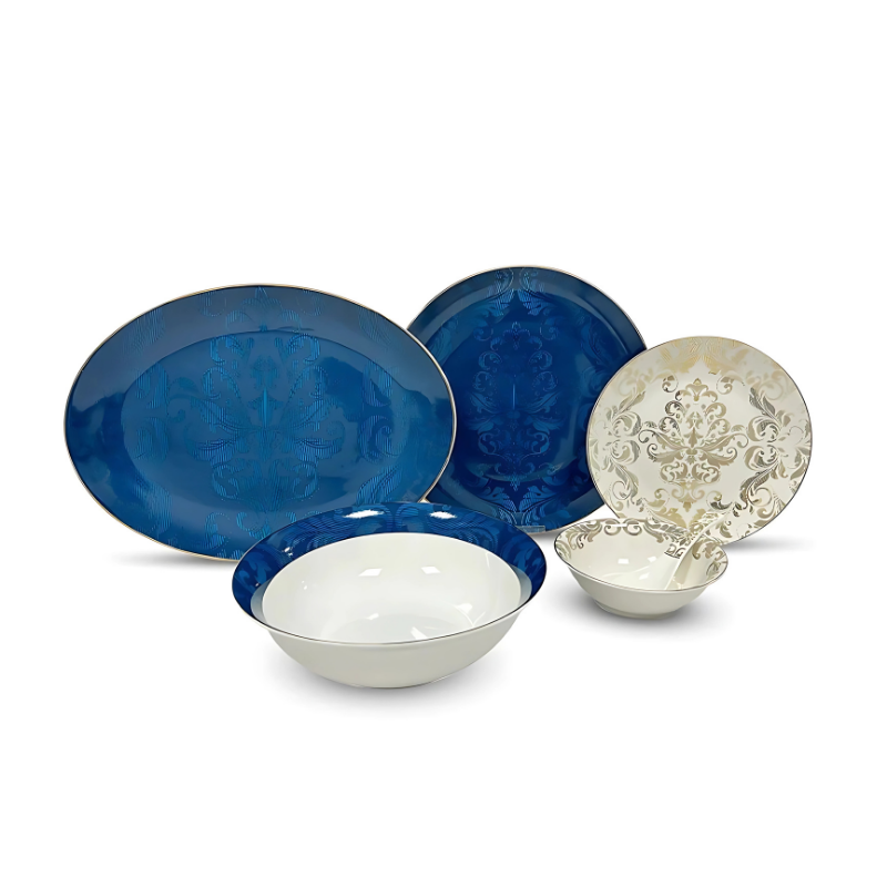 Blu Odyssey 33pc Dinner Set
