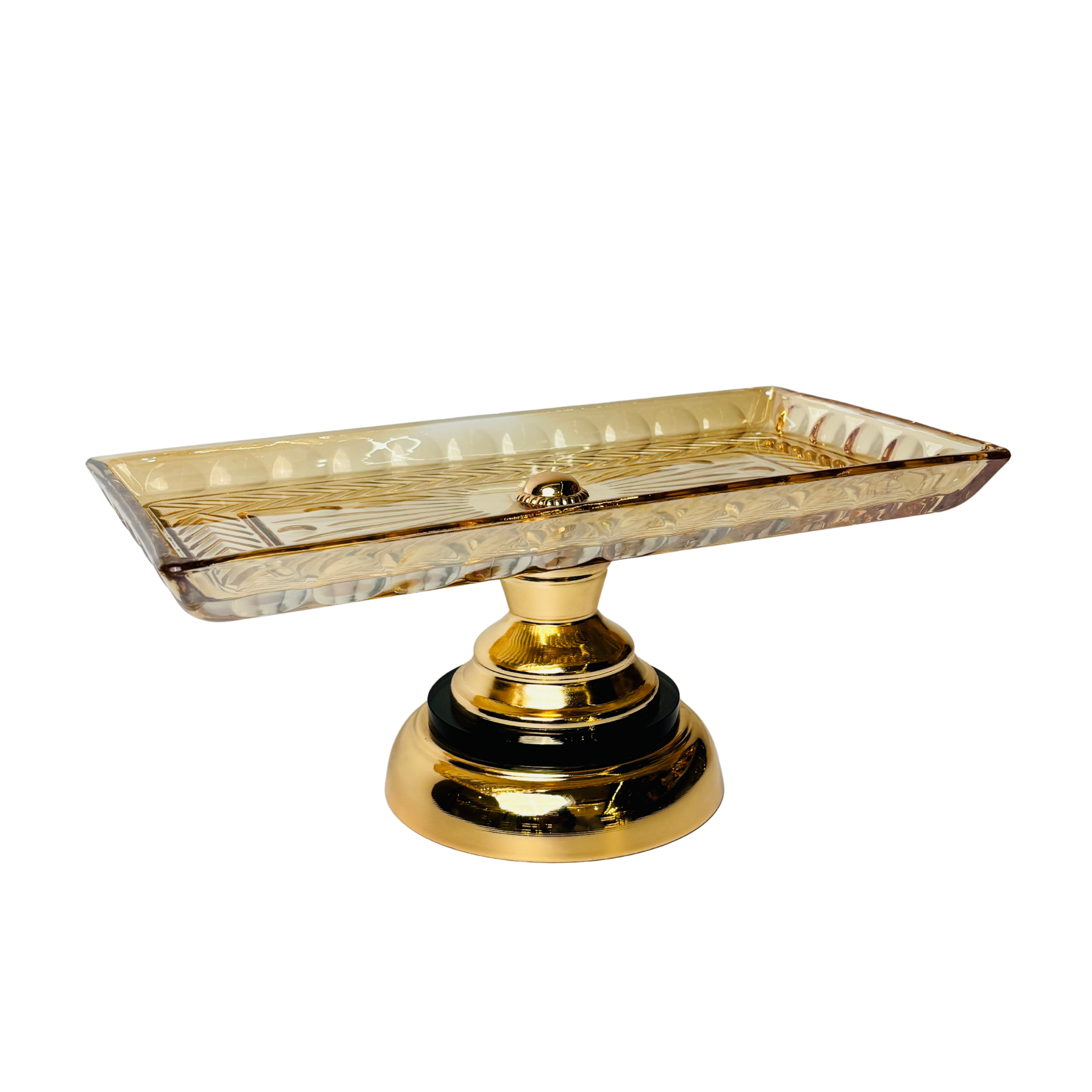 Gold Centerpiece Tray
