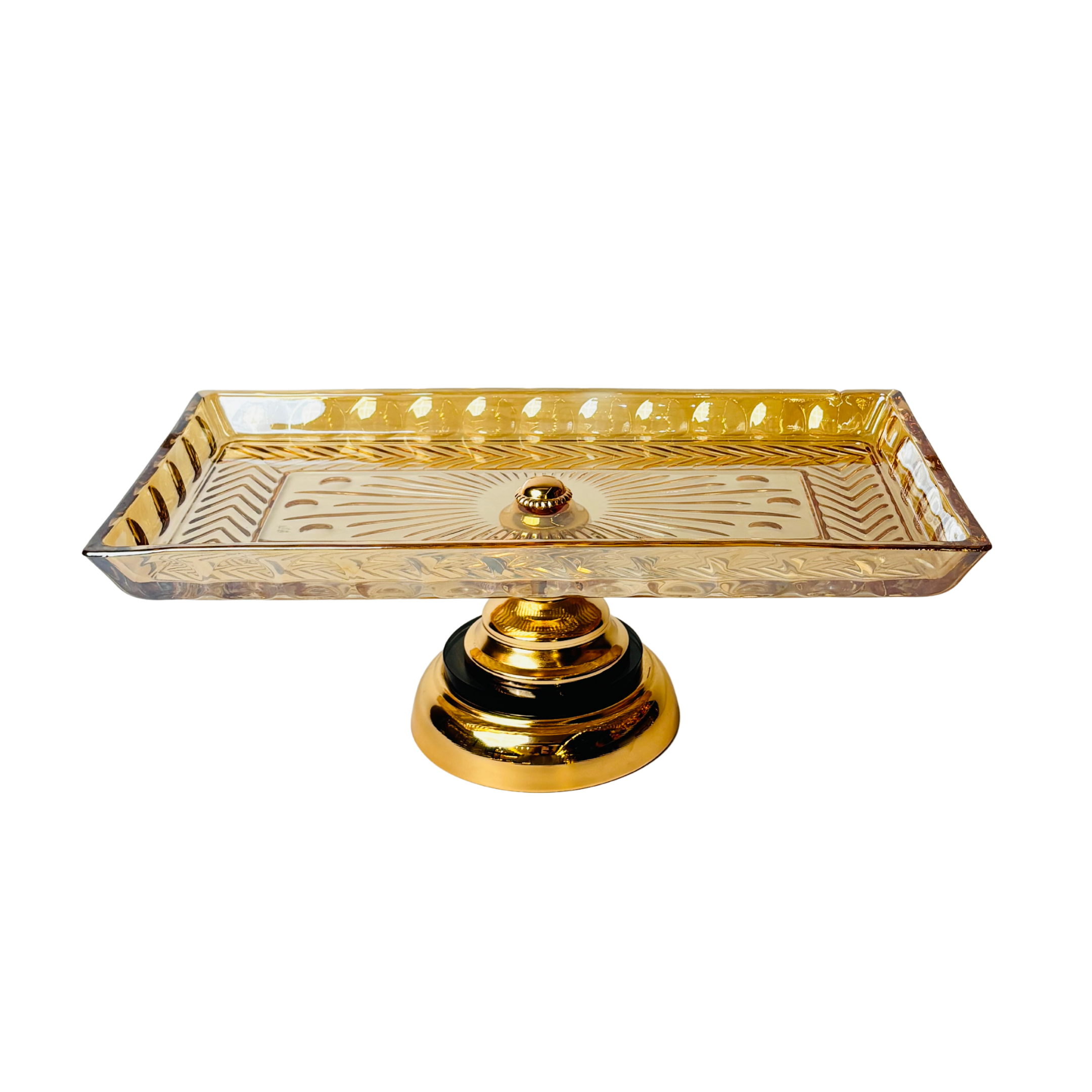 Gold Centerpiece Tray