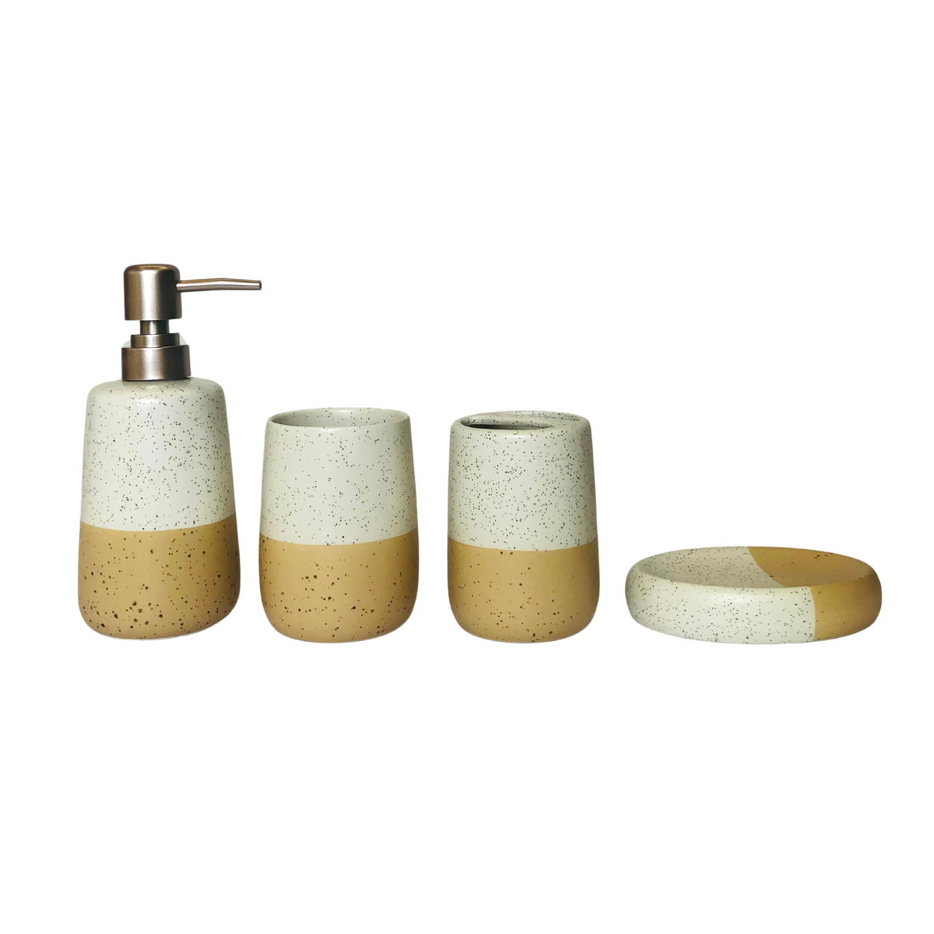 Aesthetic Bathroom Dispenser Set