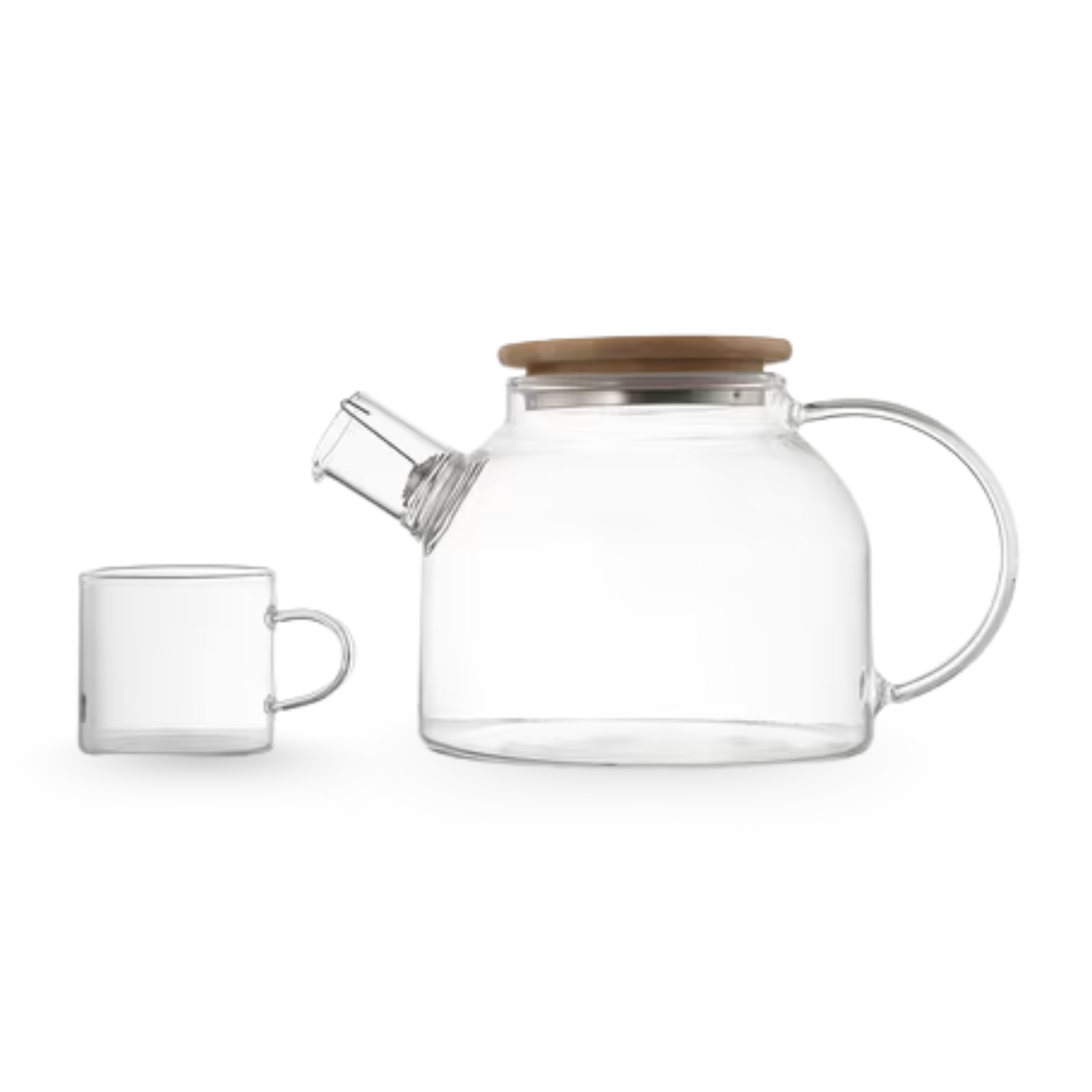 Heritage Harmony – Transparent Jug & Cup Ensemble