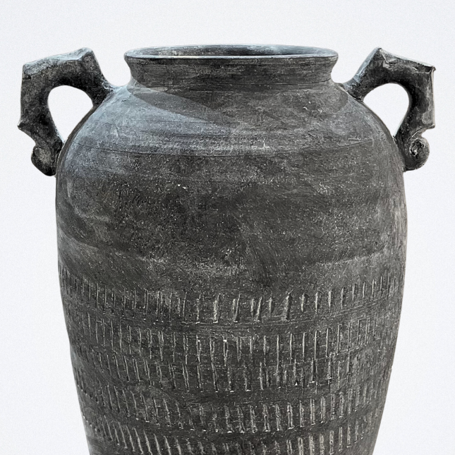 Rustic Textured Ceramic Vase