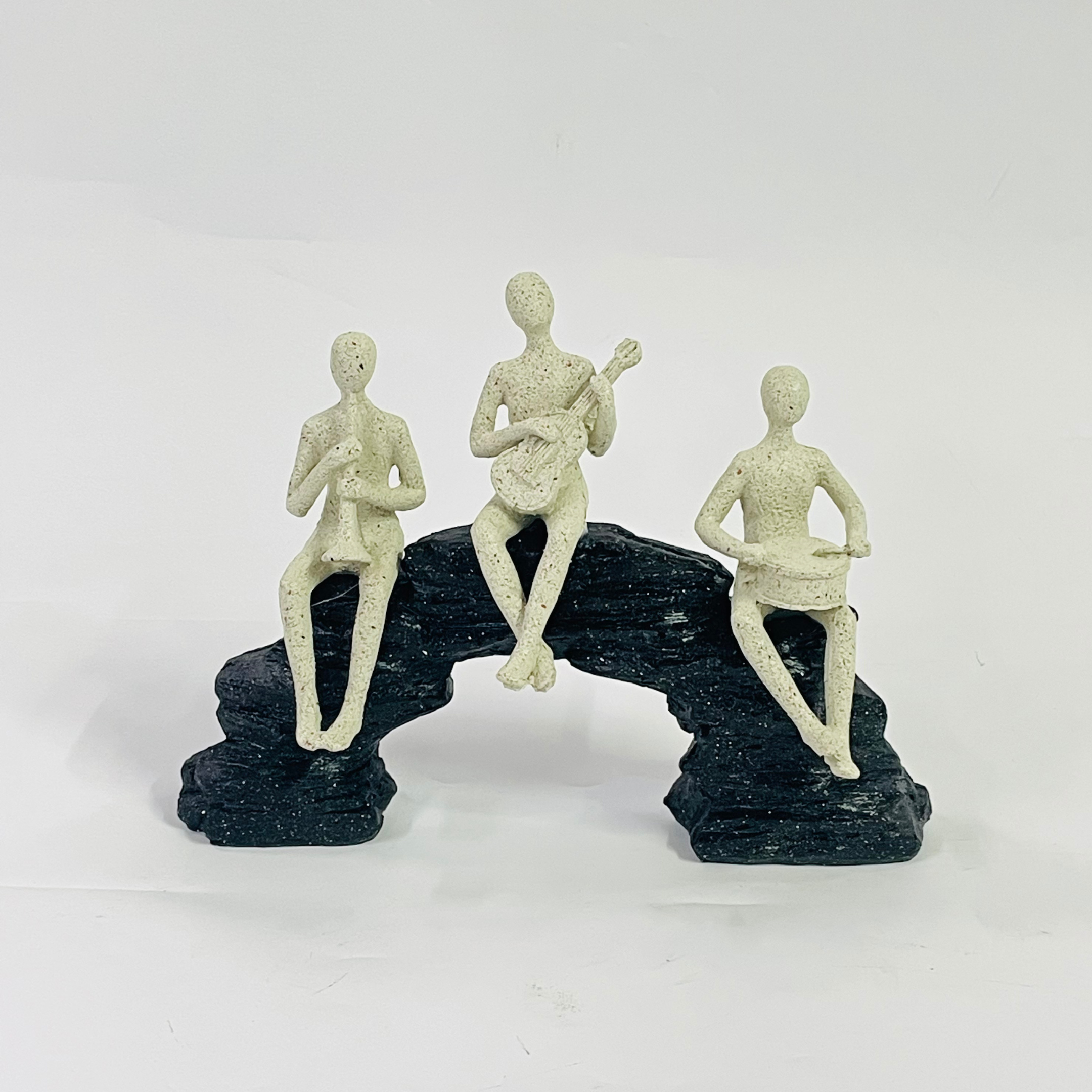 Three Man Musician Showpiece