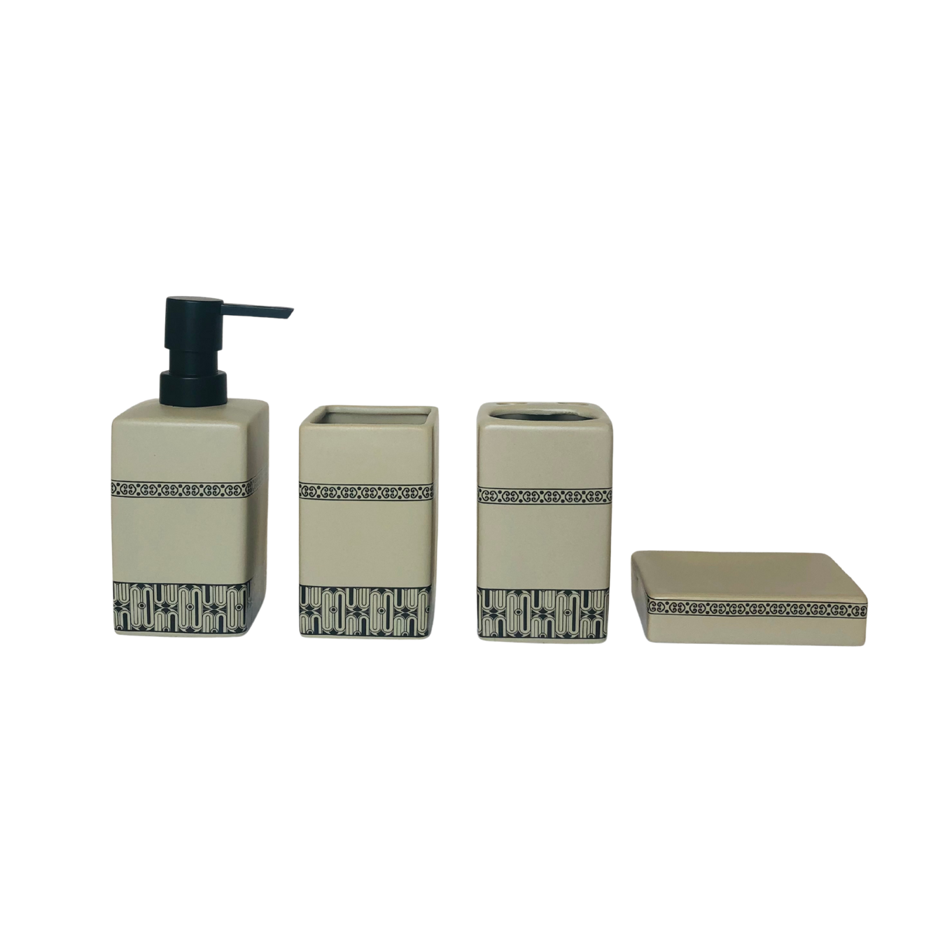 Designer Bathroom Dispenser Set