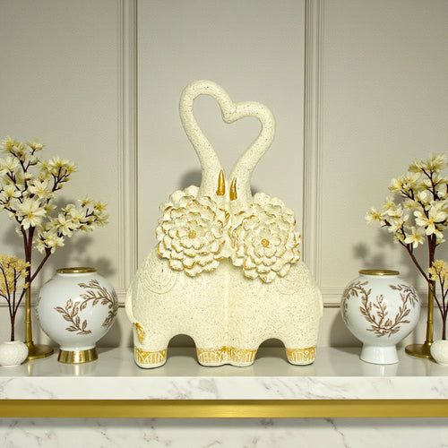 Blooming 2 Elephant Showpiece