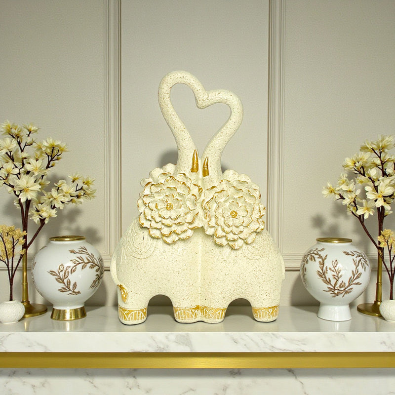 Blooming 2 Elephant Showpiece